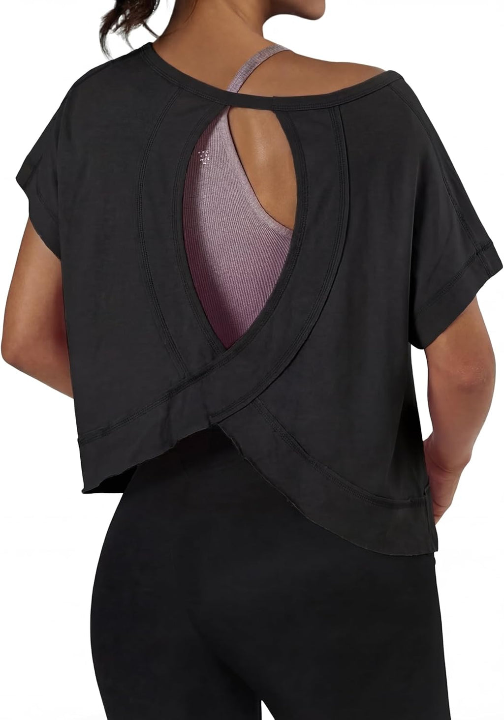 Women's Open Back Workout Tops Backless Athletic - Adult & Kids T-Shirts, Sweatshirts & Hoodies apparel design preview 1
