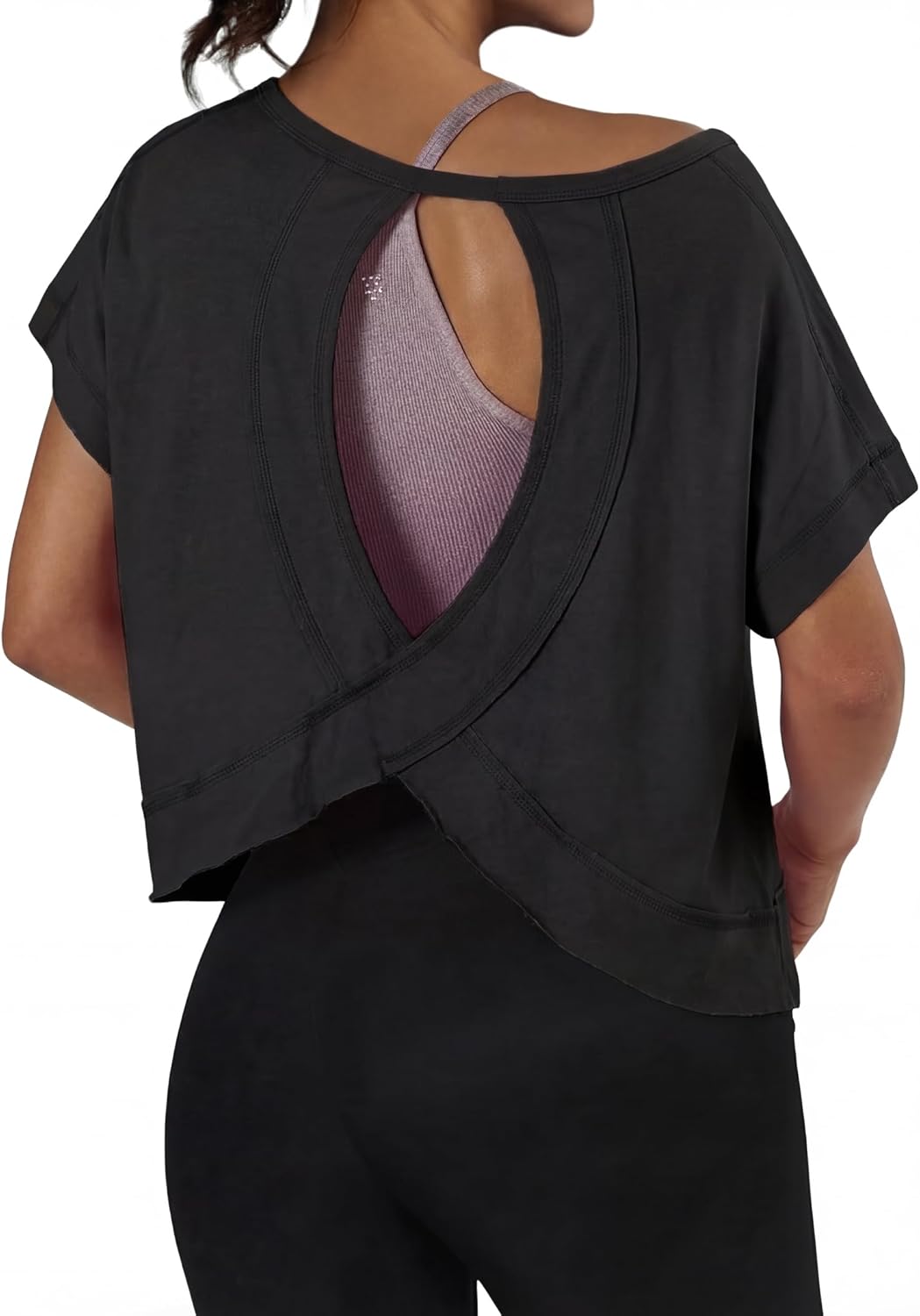 Women's Open Back Workout Tops Backless Athletic - Adult & Kids T-Shirts, Sweatshirts & Hoodies apparel design preview 1