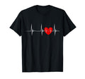 Cardiologist Cardiology Heart Ecg T-Shirt - Custom Art Print Men Women - T-Shirt, Sweatshirt, Hoodie