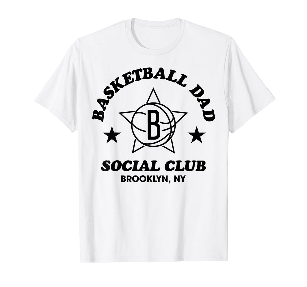 Nba Brooklyn Nets Basketball Dad Social T-Shirt - Graphic Print Unisex - T-Shirt, Sweatshirt, Hoodie