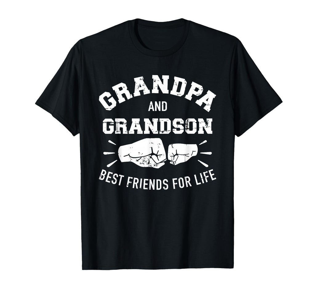Grandpa And Grandson Friends Life T-Shirt - Fun Novelty Design Unisex - T-Shirt, Sweatshirt, Hoodie