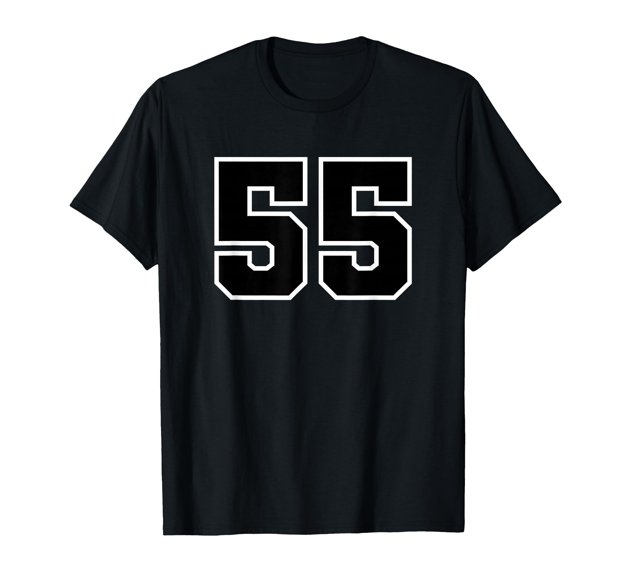 Sport Team Number 55 T-Shirt - Trendy Graphic for Adults - T-Shirt, Sweatshirt, Hoodie