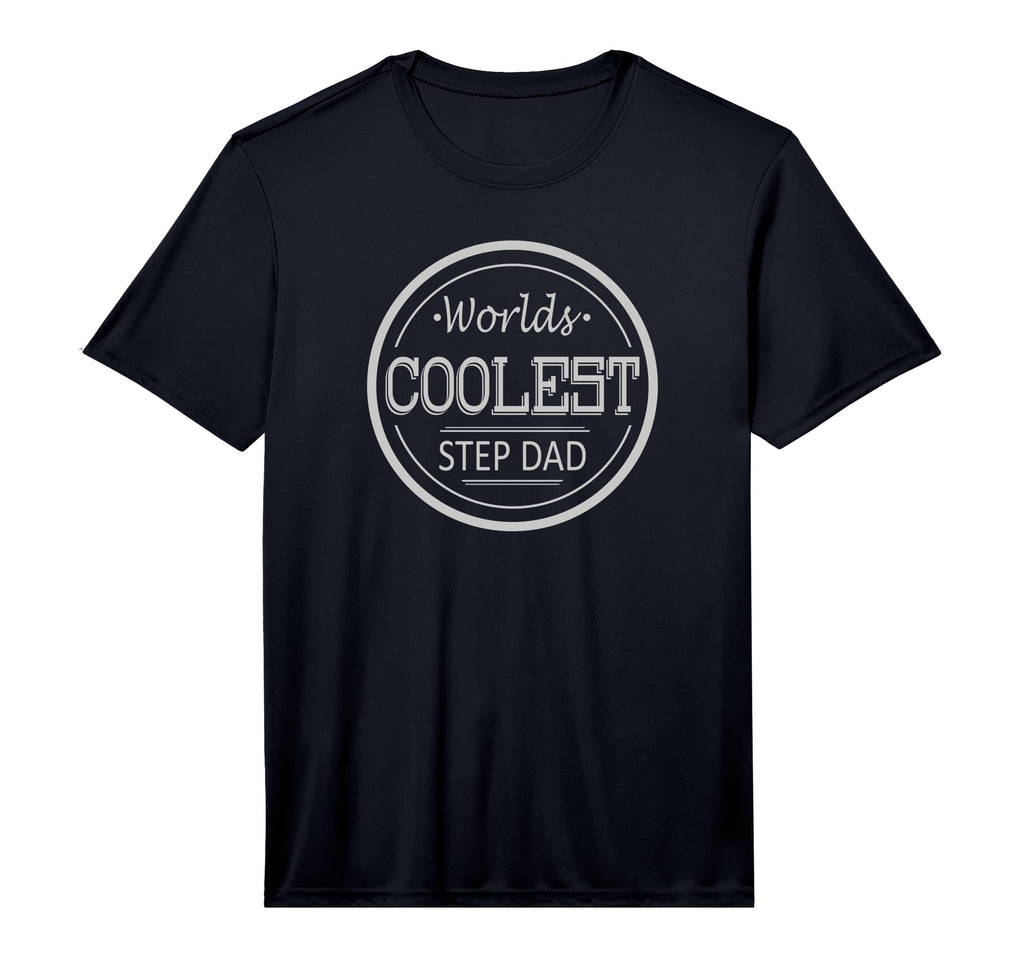 Worlds Coolest Step Dad Fun Step Dad T-Shirt - Aesthetic Graphic Men Women - T-Shirt, Sweatshirt, Hoodie