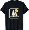 Minimalist Forest Pine Trees Sunset Graphic - Adult & Kids T-Shirts, Sweatshirts & Hoodies apparel design preview 1