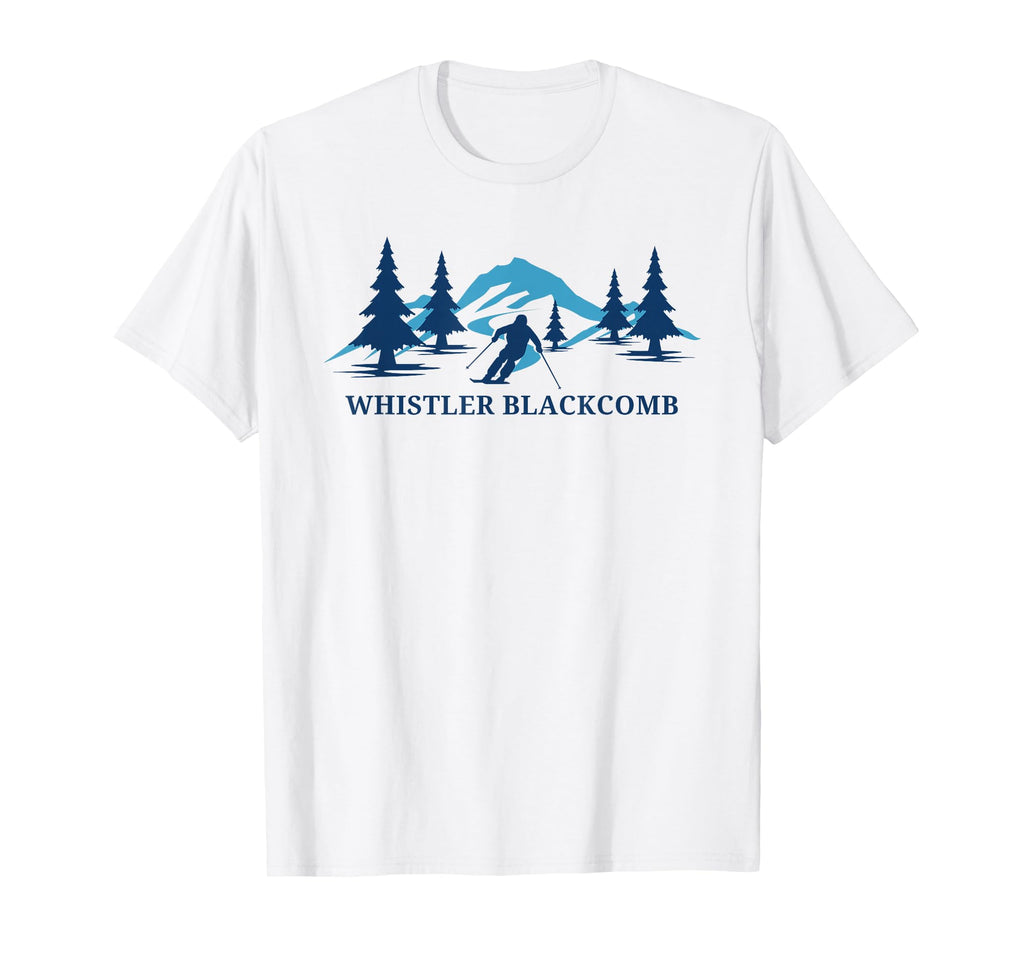 Whistler Blackcomb Canada Ski Resort T-Shirt - Unique Graphic for Adults - T-Shirt, Sweatshirt, Hoodie