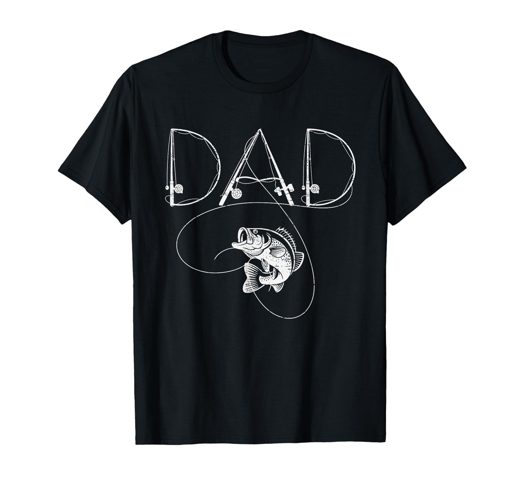 Fishing Dad Rod Fisherman Fish Lover T-Shirt - Unique Graphic Men Women - T-Shirt, Sweatshirt, Hoodie