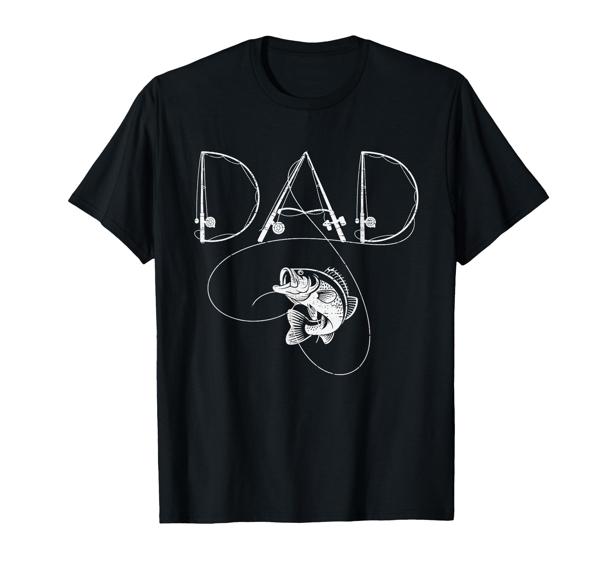 Fishing Dad Rod Fisherman Fish Lover T-Shirt - Unique Graphic Men Women - T-Shirt, Sweatshirt, Hoodie