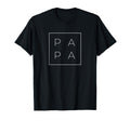 Papa Square Fathers Day Gift Dad Papa T-Shirt - Unique Graphic Unisex - T-Shirt, Sweatshirt, Hoodie