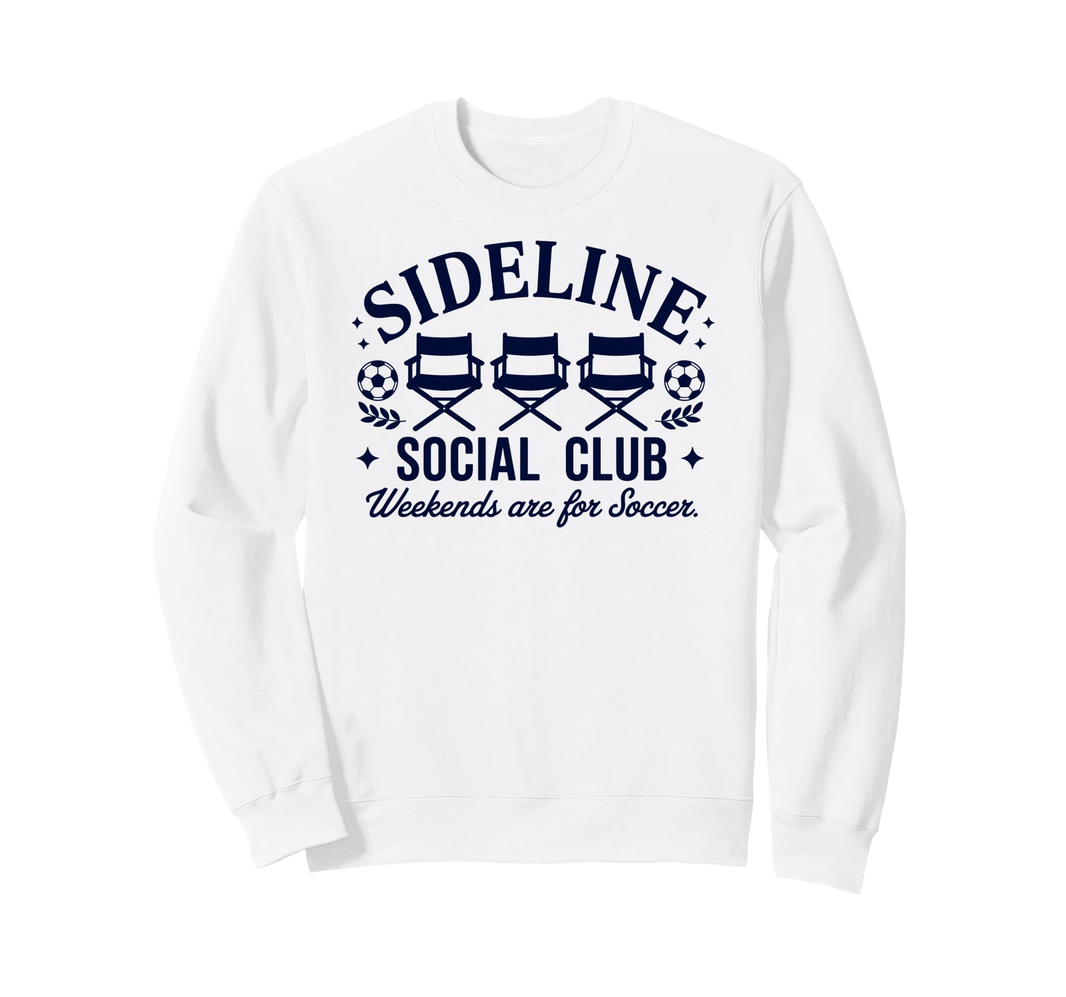 Sideline Social Club Soccer Mom Game Sweatshirt - Custom Art Print Unisex - T-Shirt, Sweatshirt, Hoodie