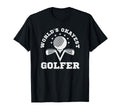 Worlds Okayest Golfer Funny Golf T-Shirt - Aesthetic Graphic for Adults - T-Shirt, Sweatshirt, Hoodie