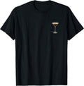 Glass Espresso Martini Minimalist Elegance Pocket - Adult & Kids T-Shirts, Sweatshirts & Hoodies apparel design preview 1