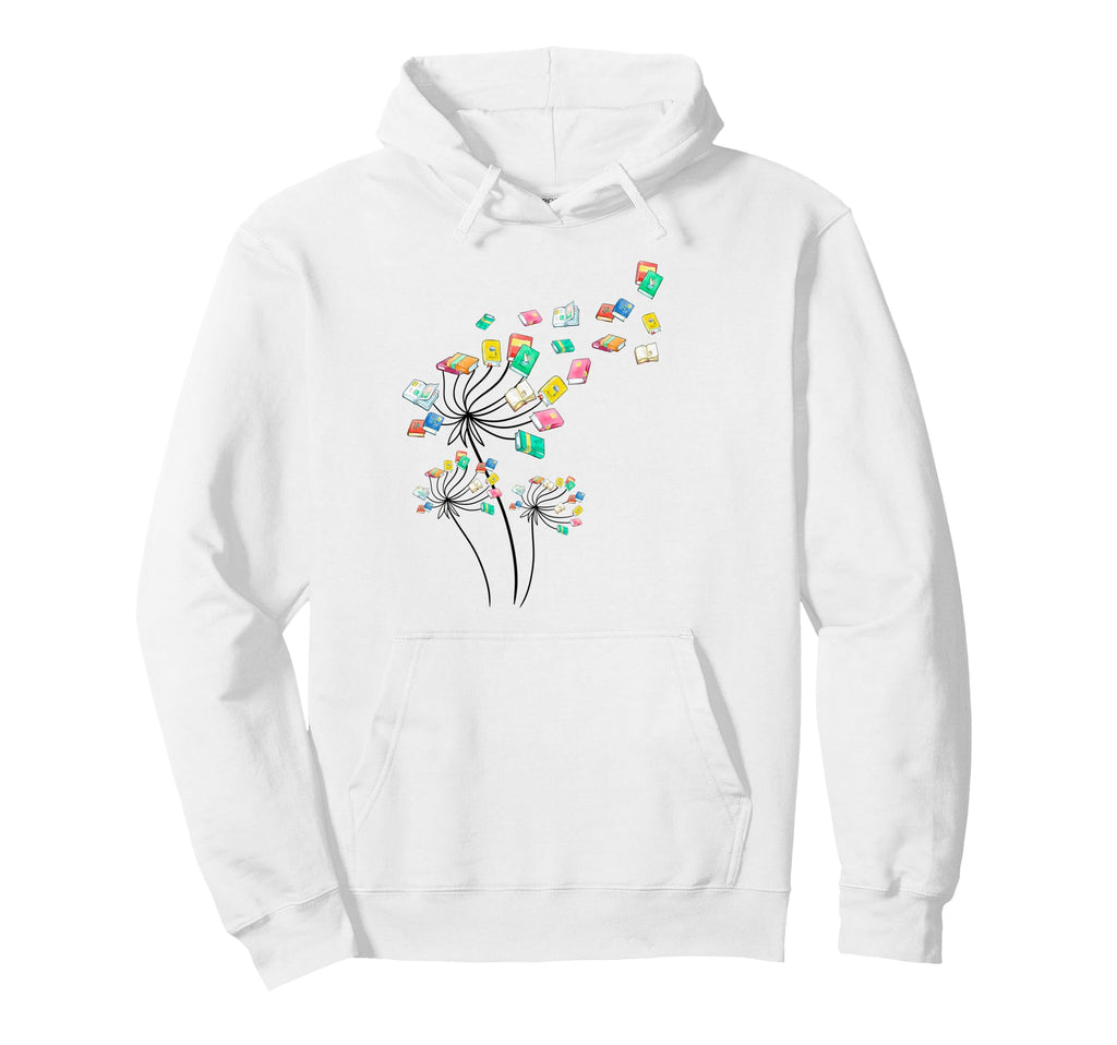 Dandelion Books Lover Shirts Teen Hoodie - Aesthetic Graphic Unisex - T-Shirt, Sweatshirt, Hoodie