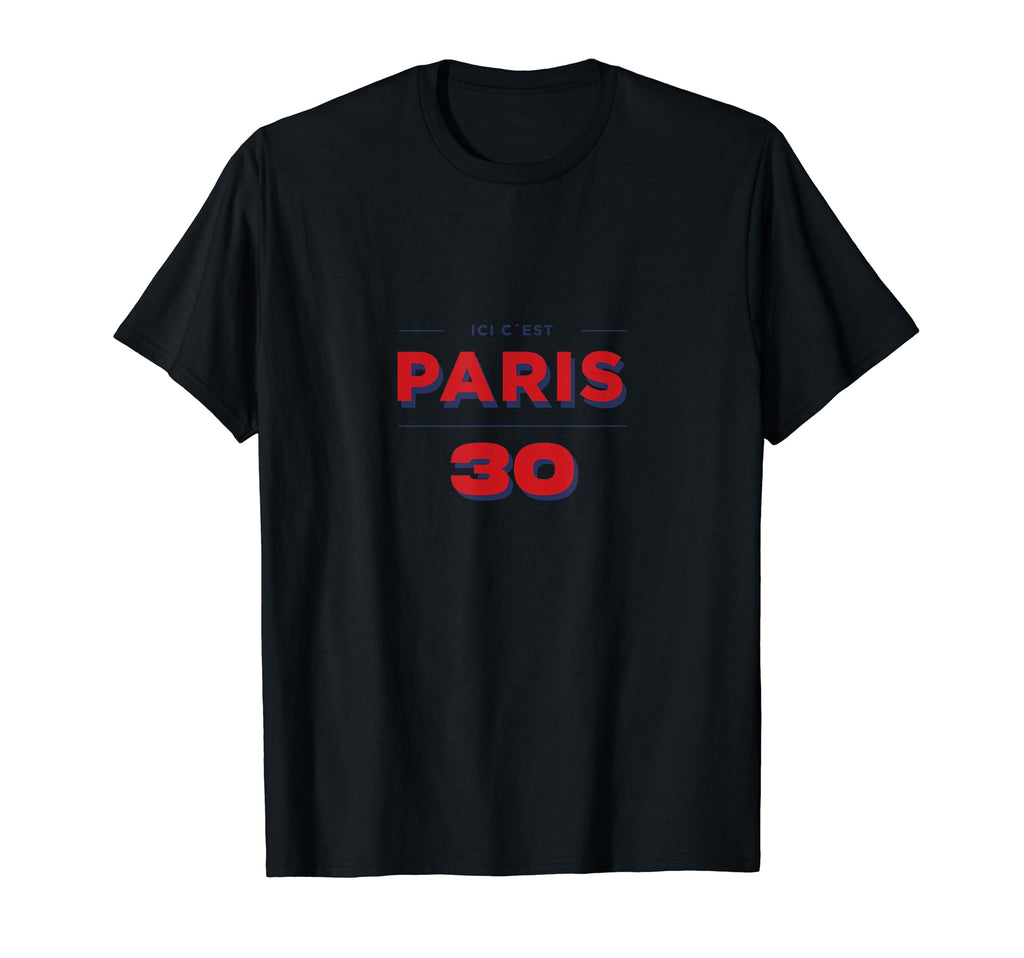Ici Cest Paris 30 Soccer Fans Related T-Shirt - Minimalist Print Men Women - T-Shirt, Sweatshirt, Hoodie