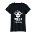 Tattooed Pitbull Owning Pet Dog T-Shirt - Fun Novelty Design for Adults - T-Shirt, Sweatshirt, Hoodie