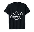 H20 Water Drops T-Shirt - Trendy Graphic Unisex - T-Shirt, Sweatshirt, Hoodie