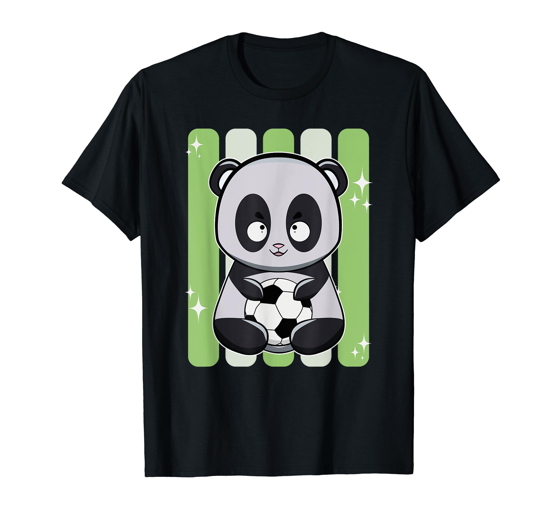 Panda Playing Soccer T-Shirt - Novelty Apparel for Adults - T-Shirt, Sweatshirt, Hoodie