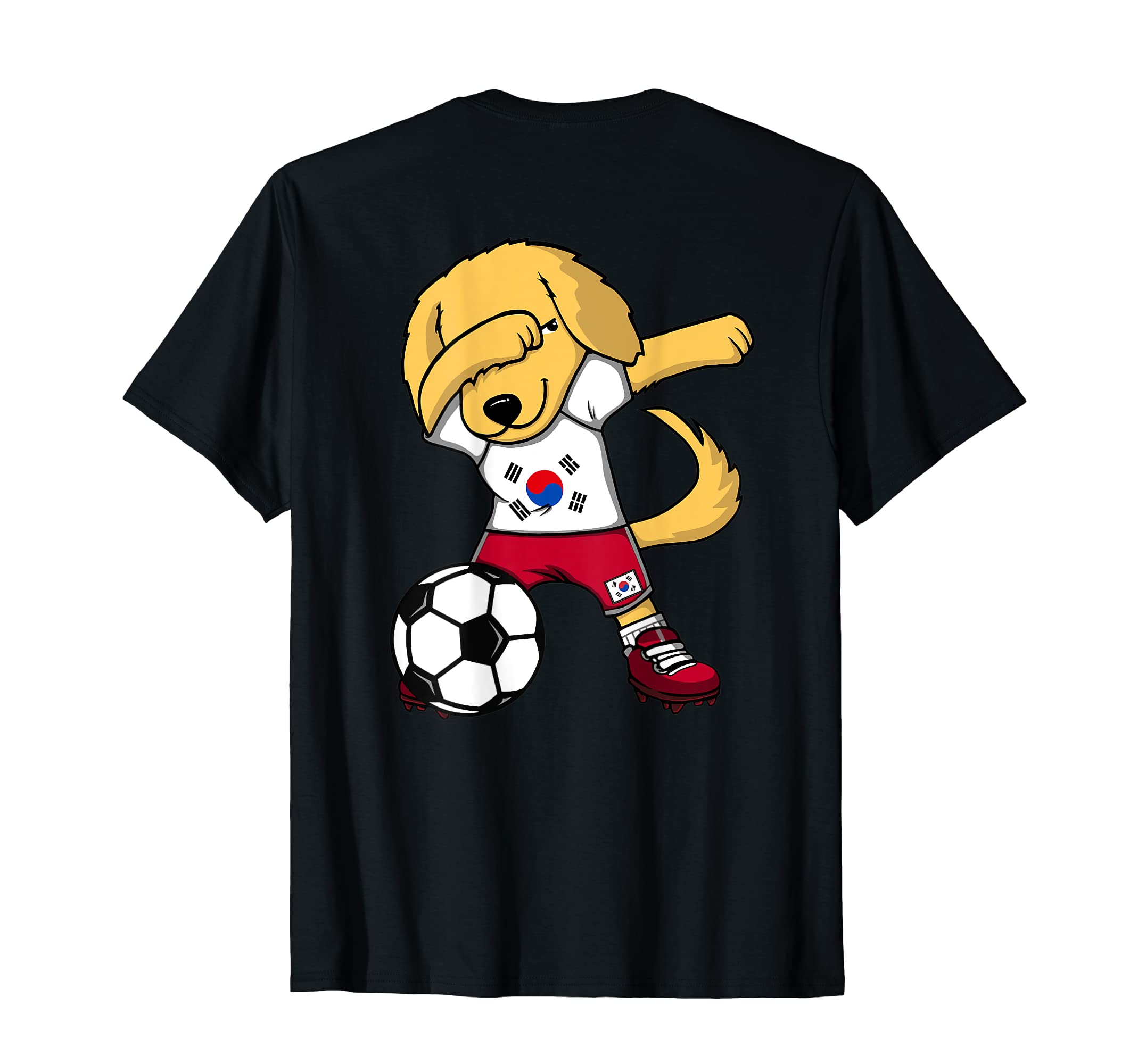 Dab Golden Retriever South Korea T-Shirt - Fun Novelty Design Unisex - T-Shirt, Sweatshirt, Hoodie