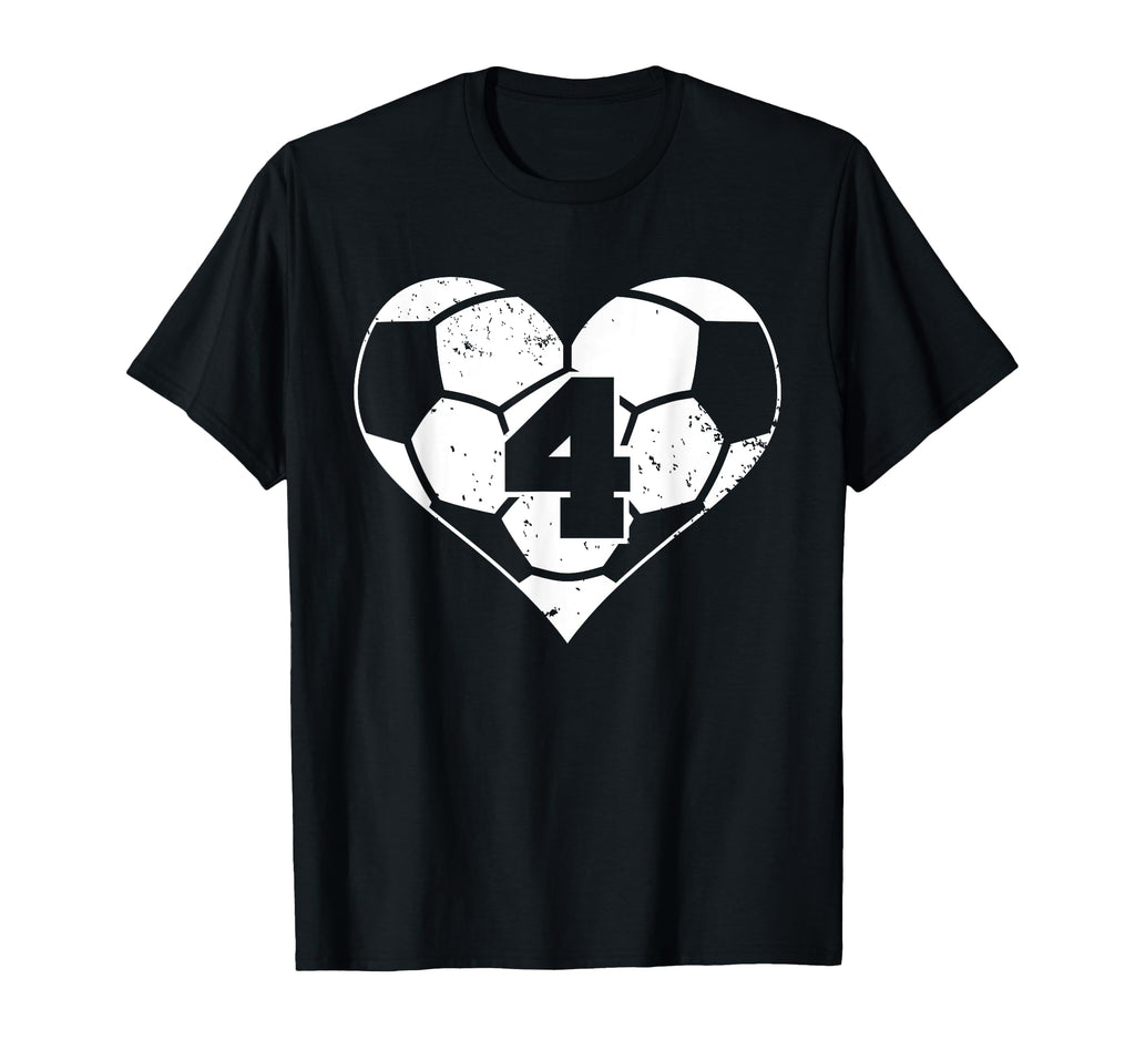 Soccer Number 4 Jersey Funny Soccer T-Shirt - Streetwear Style for Adults - T-Shirt, Sweatshirt, Hoodie