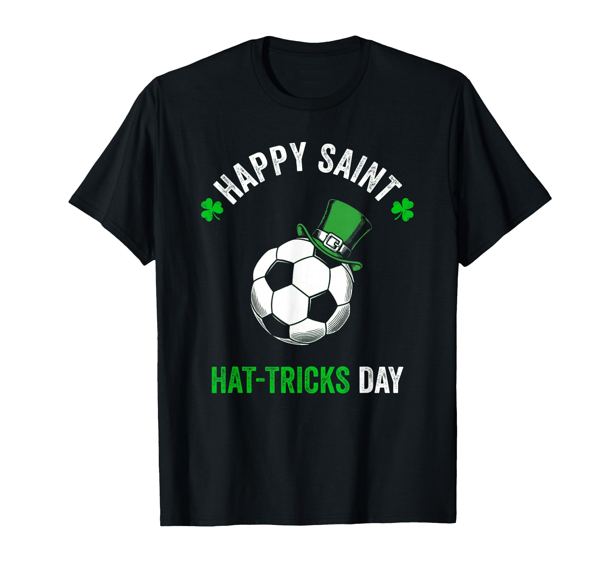 Soccer St Patricks Day Shamrock T-Shirt - Minimalist Print for Adults - T-Shirt, Sweatshirt, Hoodie