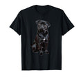 Black Pug Dog Dog Mom Dad Funny Black T-Shirt - Custom Art Print Men Women - T-Shirt, Sweatshirt, Hoodie
