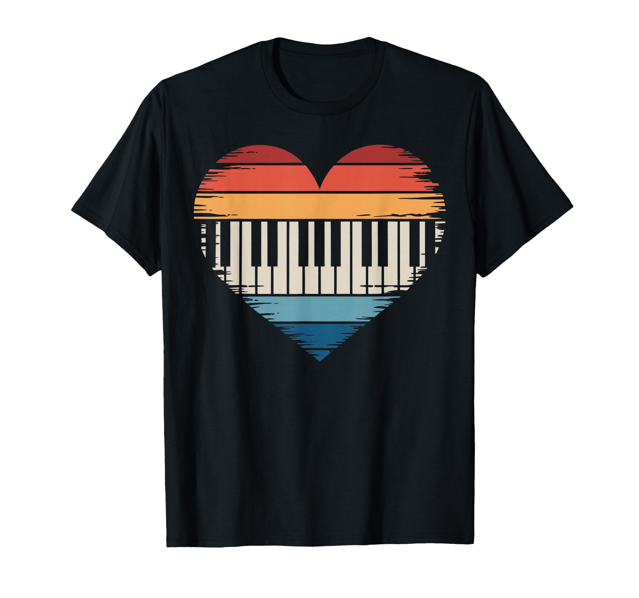 Piano Tuner Heart Piano Technician T-Shirt - Novelty Apparel for Adults - T-Shirt, Sweatshirt, Hoodie