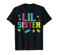 Lil Sister Master Builder Building Bricks T-Shirt - Unique Graphic Unisex - T-Shirt, Sweatshirt, Hoodie