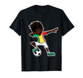 Dabbing Soccer Senegal Senegalese Flag T-Shirt - Custom Art Print Unisex - T-Shirt, Sweatshirt, Hoodie