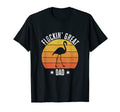 Mens Flockin Great Dad Fathers Day T-Shirt - Custom Art Print Unisex - T-Shirt, Sweatshirt, Hoodie