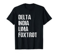 Delta India Lima Foxtrot Dilf T-Shirt - Fun Novelty Design Men Women - T-Shirt, Sweatshirt, Hoodie