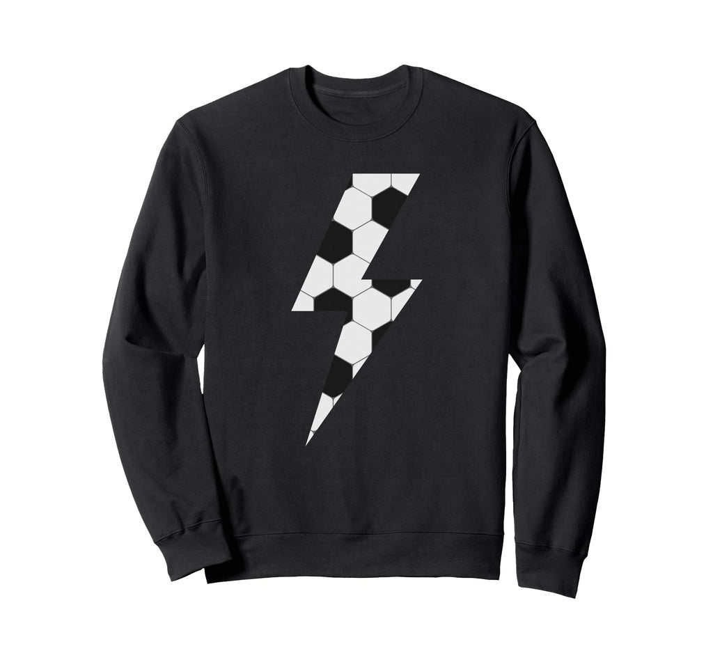 Lightning Bolt Soccer Sweatshirt - Streetwear Style for Adults - T-Shirt, Sweatshirt, Hoodie