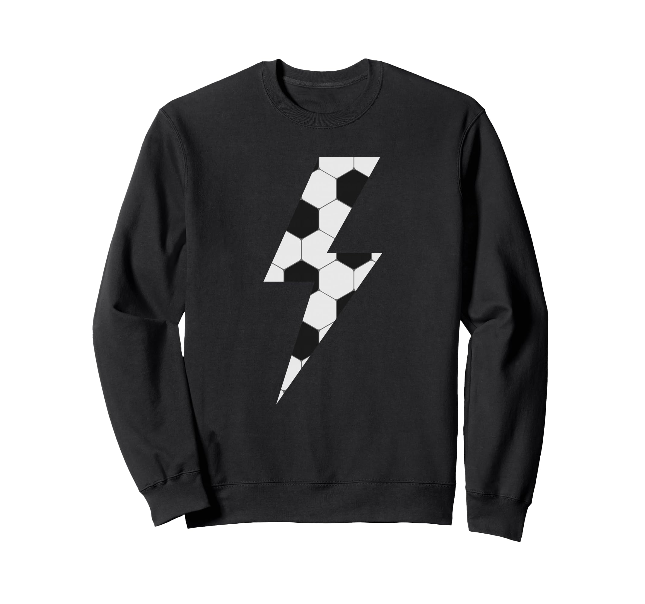 Lightning Bolt Soccer Sweatshirt - Streetwear Style for Adults - T-Shirt, Sweatshirt, Hoodie