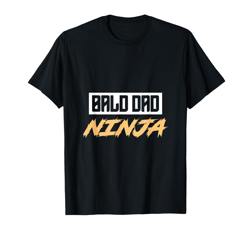 Bald Dad Ninja Funny Daddy T-Shirt - Fun Novelty Design for Adults - T-Shirt, Sweatshirt, Hoodie