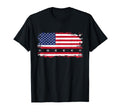 American Flag Soccer Soccer T-Shirt - Aesthetic Graphic Unisex - T-Shirt, Sweatshirt, Hoodie