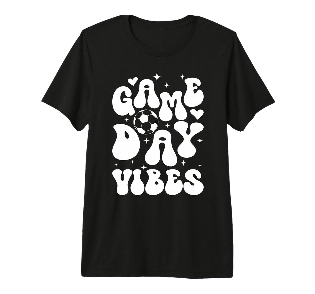 Groovy Soccer Game Day Vibes Game Day T-Shirt - Novelty Apparel Unisex - T-Shirt, Sweatshirt, Hoodie