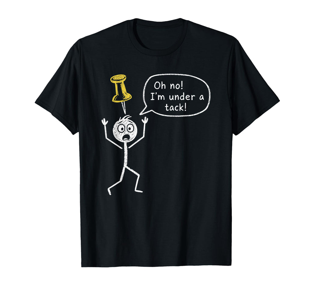 Funny Wordplay Office Sarcastic Stickman T-Shirt - Minimalist Print Unisex - T-Shirt, Sweatshirt, Hoodie