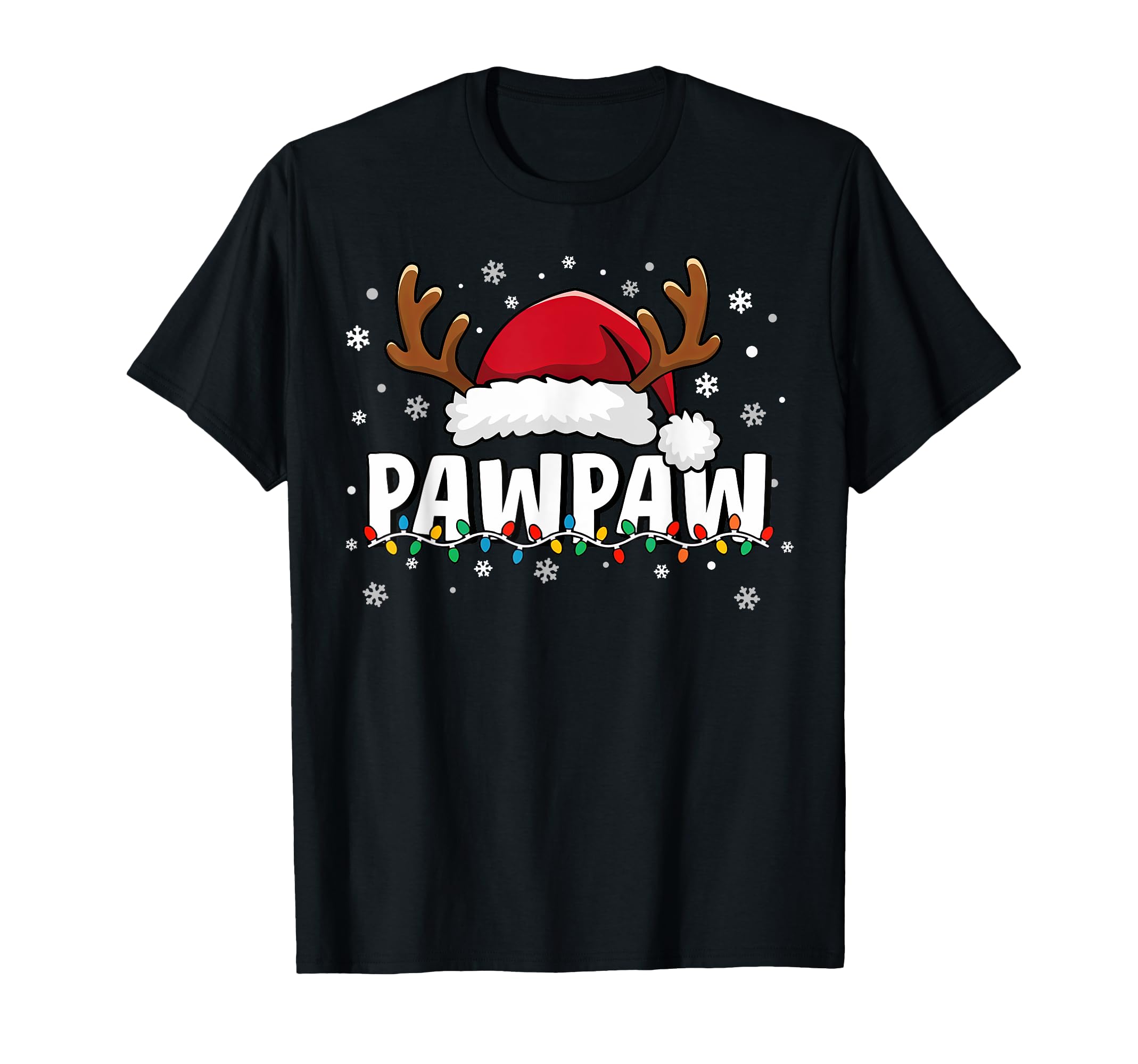 Pawpaw Grandpa Santa Hat Dad Funny T-Shirt - Aesthetic Graphic Men Women - T-Shirt, Sweatshirt, Hoodie