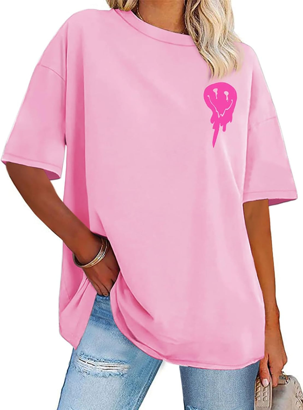 Womens Oversized Graphic Crew Neck Summer Short - Adult & Kids T-Shirts, Sweatshirts & Hoodies apparel design preview 1