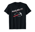 Nailed It Dad Jokes Icon Logo T-Shirt - Casual Everyday Wear Men Women - T-Shirt, Sweatshirt, Hoodie