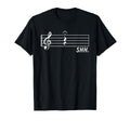 Music Art Musical Note Musician Music T-Shirt - Minimalist Print Unisex - T-Shirt, Sweatshirt, Hoodie