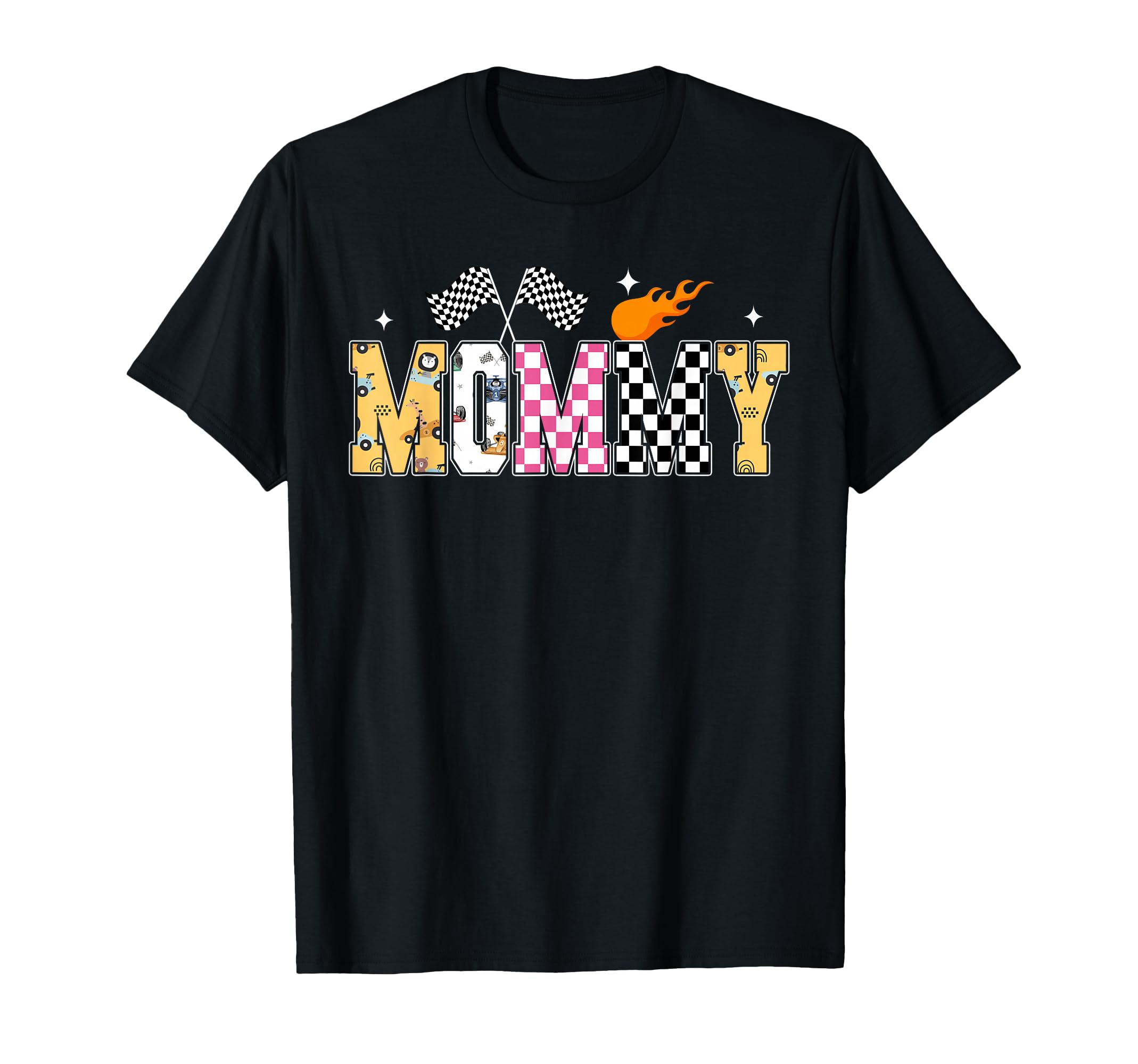 Mommy Pit Crew Racing Car Birthday T-Shirt - Streetwear Style Men Women - T-Shirt, Sweatshirt, Hoodie