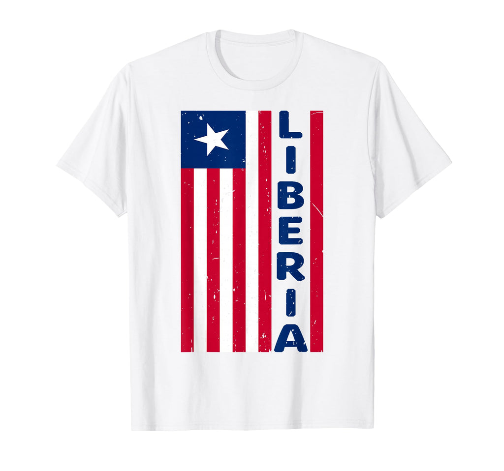 Liberia Liberian Pride Flag Liberia T-Shirt - Unique Graphic for Adults - T-Shirt, Sweatshirt, Hoodie