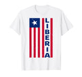 Liberia Liberian Pride Flag Liberia T-Shirt - Unique Graphic for Adults - T-Shirt, Sweatshirt, Hoodie