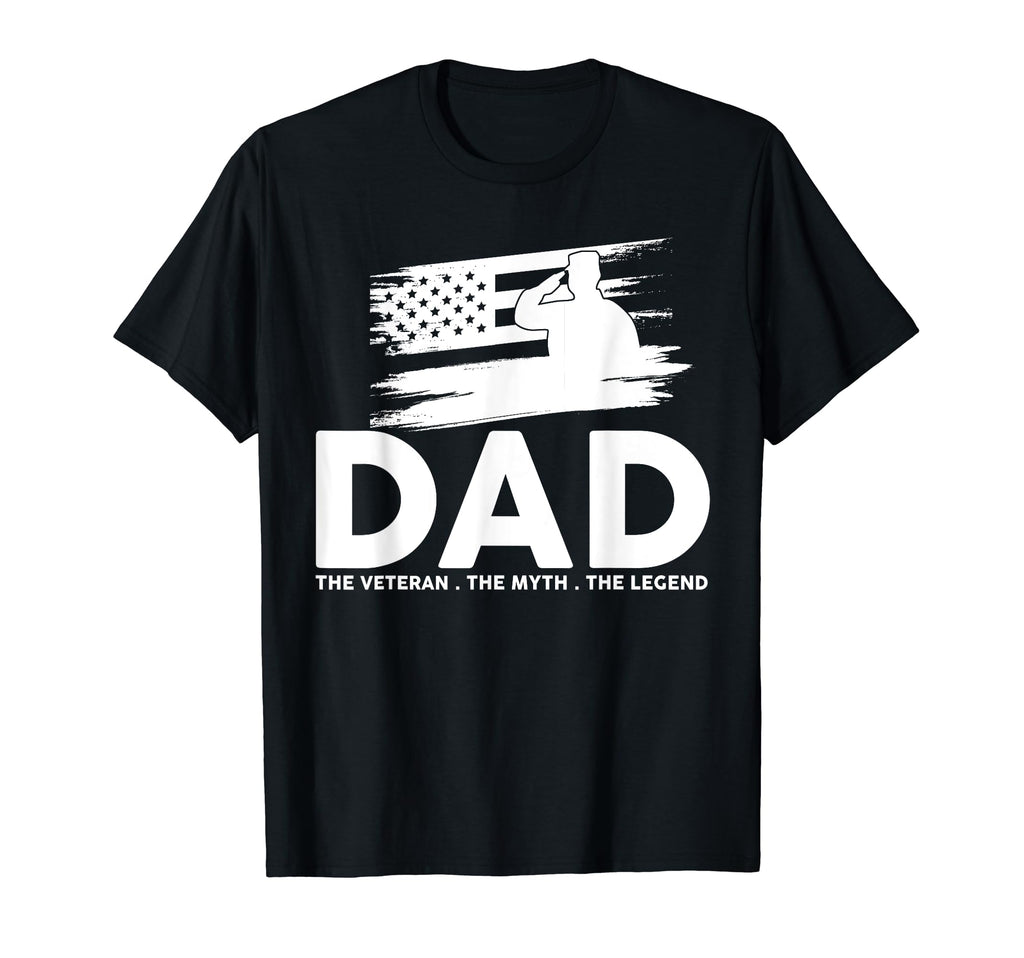 Mens Dad Veteran Myth Legend Fathers Day T-Shirt - Streetwear Style Unisex - T-Shirt, Sweatshirt, Hoodie
