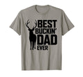 Best Buckin Dad Ever Deer Hunting T-Shirt - Minimalist Print Men Women - T-Shirt, Sweatshirt, Hoodie