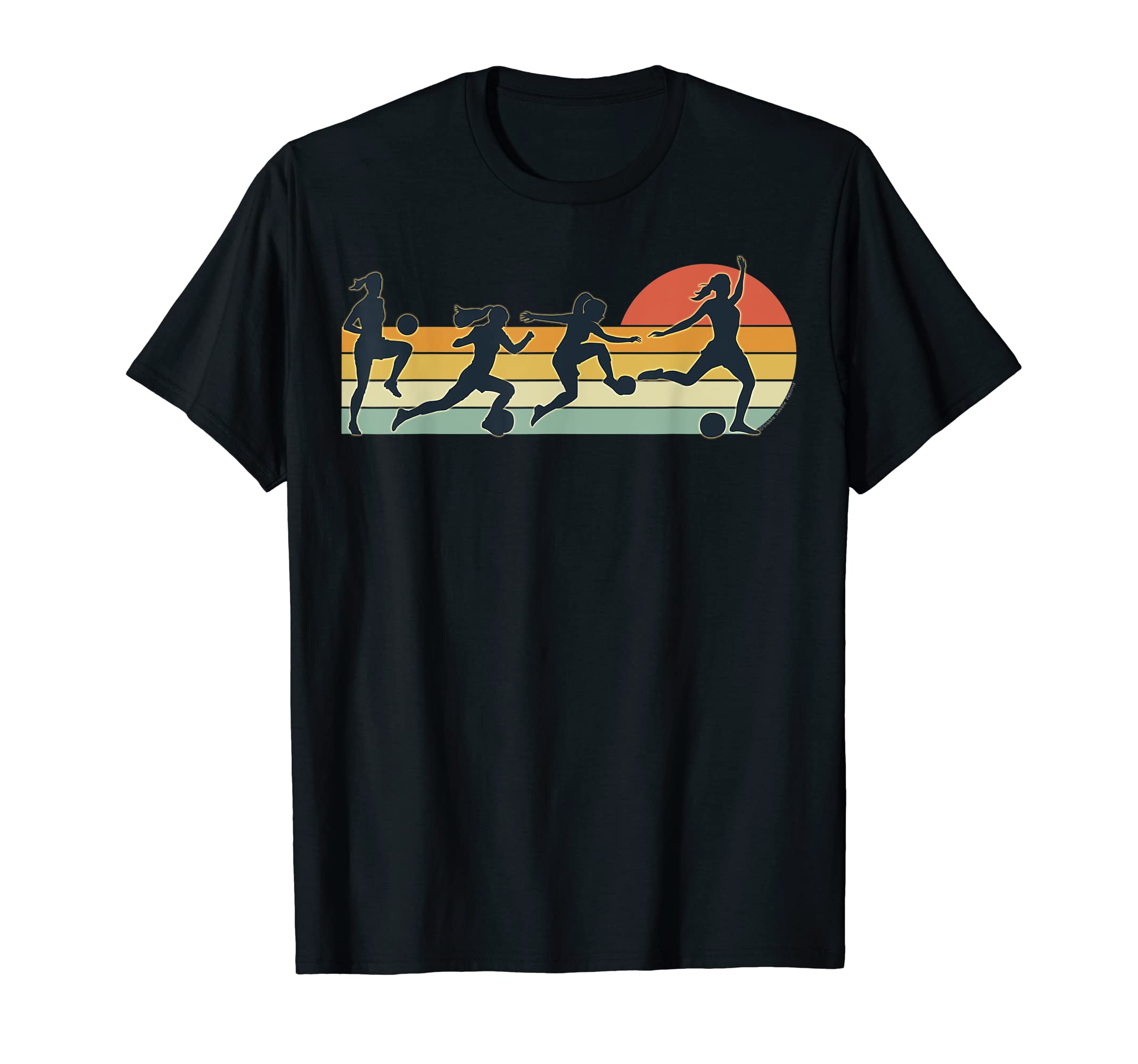Womens Soccer Players Sunset Soccer T-Shirt - Minimalist Print Men Women - T-Shirt, Sweatshirt, Hoodie