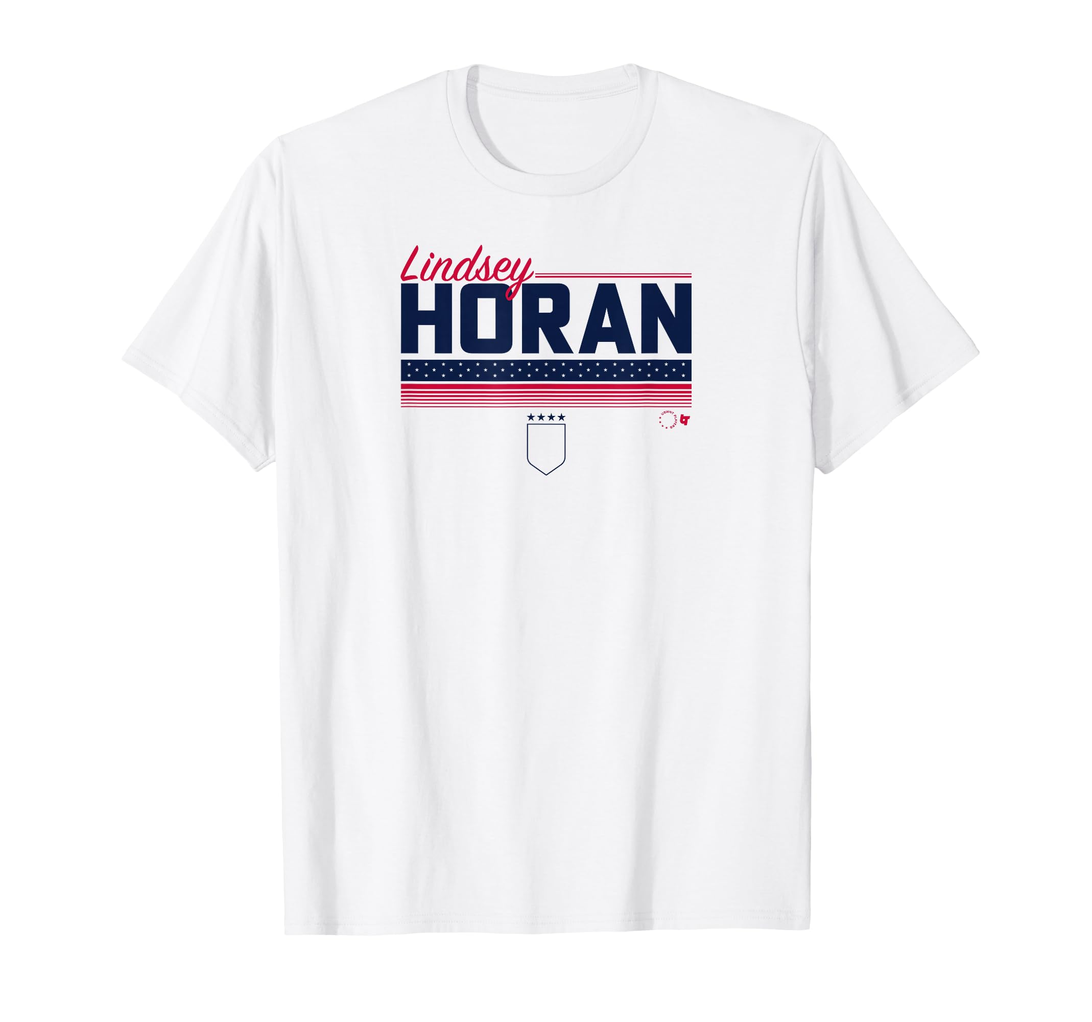 Lindsey Horan Stripe Uswntpa Usa Soccer T-Shirt - Unique Graphic Men Women - T-Shirt, Sweatshirt, Hoodie