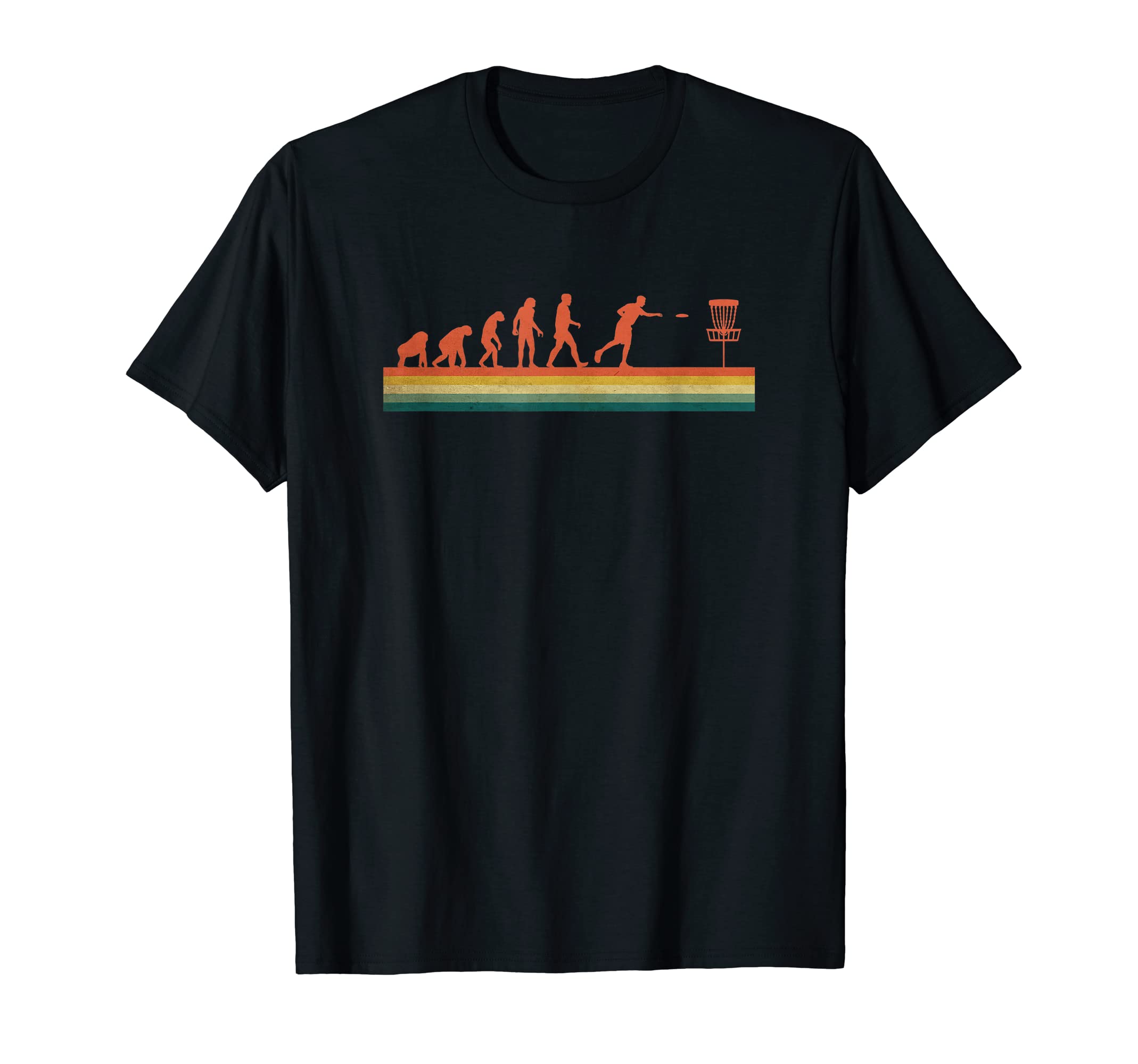Disc Golf Evolution Science Nerd Dad T-Shirt - Custom Art Print Men Women - T-Shirt, Sweatshirt, Hoodie