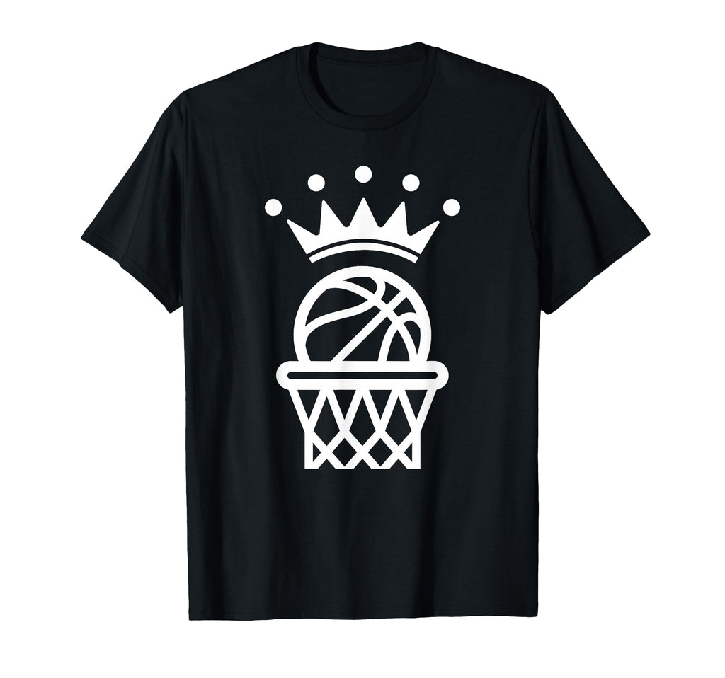 King Crown Basketball Player Funny T-Shirt - Custom Art Print Men Women - T-Shirt, Sweatshirt, Hoodie