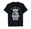 King Crown Basketball Player Funny T-Shirt - Custom Art Print Men Women - T-Shirt, Sweatshirt, Hoodie