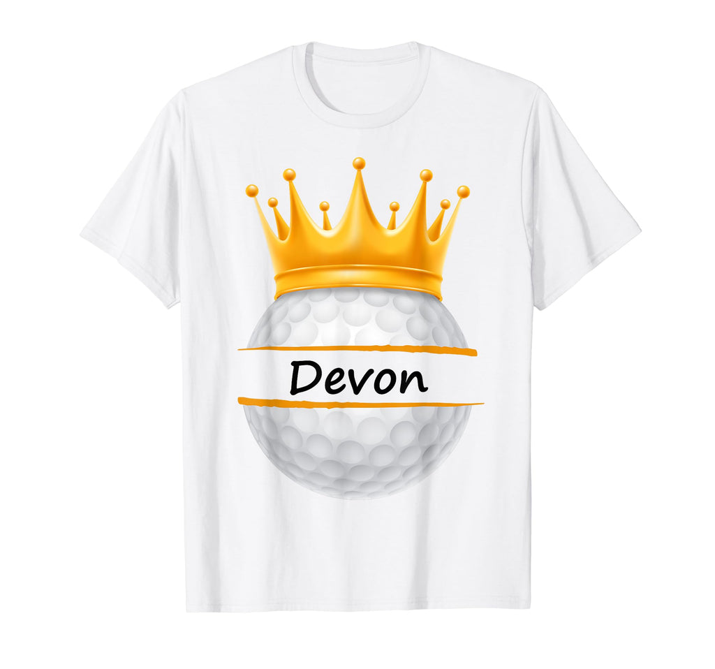 Novelty Golf Personalized Name Devon T-Shirt - Streetwear Style Men Women - T-Shirt, Sweatshirt, Hoodie